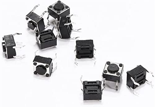 Micro прекинувачи Xiangbinxuan 1000pcs/lot 6 * 6 * 5mm 4 стапала вертикален прекинувач за допир микро прекинувач/прекинувач за копче