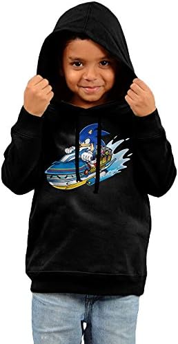 Дете деца Sonic The Game Game Game Houldies Pullover Hood Sweatshirts