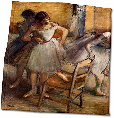 3drose Слика на Дегас Балерина сликарство на 3 танчери кои се подготвуваат - крпи