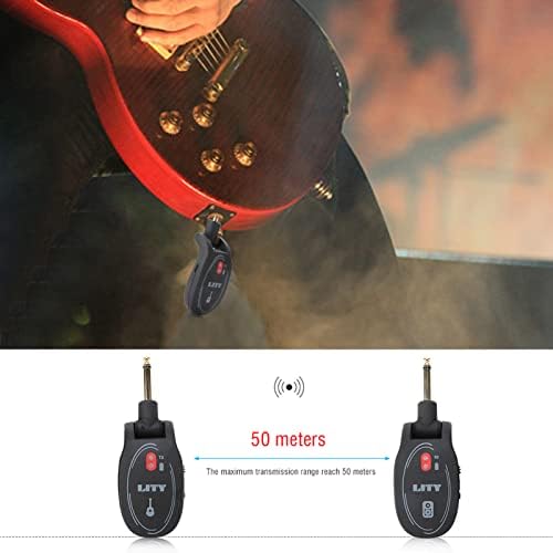 Електрична гитара Универзален безжичен систем за полнење на приемник на приемник на гитара за приемник