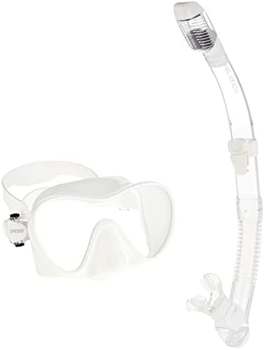 Комплет за нуркање со нуркање Cressi - Ослободителна маска и суво нуркање | F1 & Supernova суво: дизајниран во Италија, Бланш