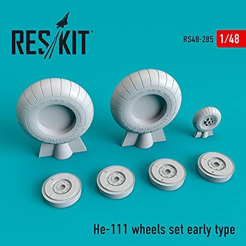 Reskit RS48-0285-1/48 HE-111 тркала сет рано тип, комплет за модели на скала