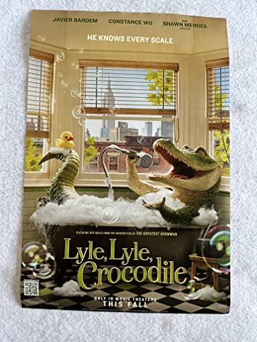 Лајл, Лајл, крокодил - 11 x17 Д/С Оригинален промо филм Постер 2022 Игри Хавиер Бардем