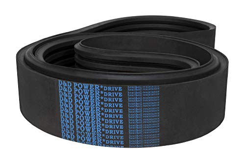 D&D PowerDrive 5B57 Banded V Belt, 5, гума