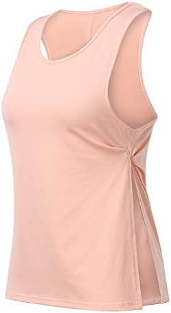 Женска маичка тркалезна боја на вратот Блок за печатење на проток на маица плетена маичка со ниско ниво на рамо, лесен врв на лесен