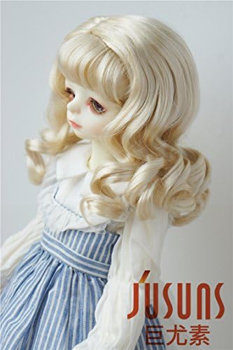 JD038 8-9INCH 1/3 SD DOD долг мек бран синтетички перики на кукли со кукли Mohair BJD