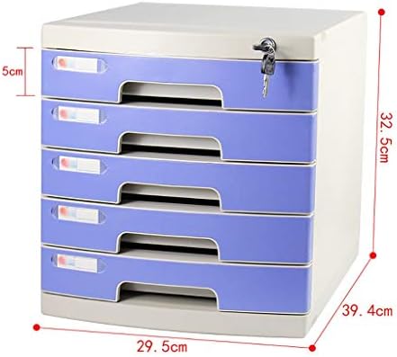 Кабинет за десктоп датотека со заклучување повеќеслоен погоден за класификација на датотеки и кабинет за складирање на хартија A4