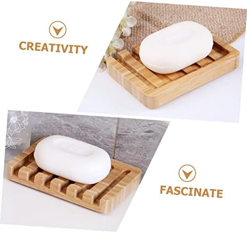 Zerodeko Dright Soap за сапун за складирање на кутии за букви бамбус