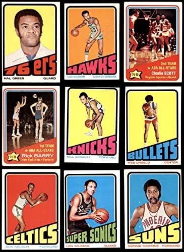1972-73 Комплетна кошарка на Топс Комплетен сет VG+