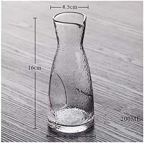 Wybw Јапонски чекан шема стакло вино диспензер -креативно раб стаклен бокал виткање чад од алкохол чаша чаша вино шише вино бар сет