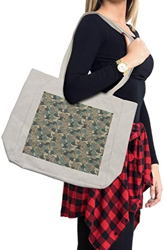Торба за купување кесичка Амбесон Пајсли, мотиви од персиската култура солза облик на вртење на врвот ориентална шема на Блискиот исток, еколошка торба за еднократ