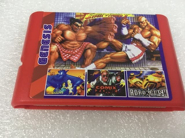 196 во 1 касета за игри 16 битни картички за игра за игра за Sega Mega Drive за Sega Geneis 9 игри може да заштеди батерија-транспарентен розов