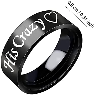 2023 Нов едноставен титаниумски челик прстен женски ринг -цртан филм симпатичен накит прстен кул накит
