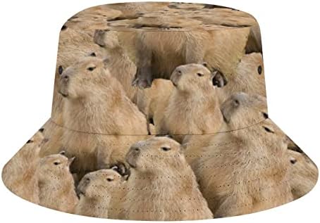 Capybara пие капа за корпа за кафе за жени, пакувања за патувања на плажа, капа на отворено капаче