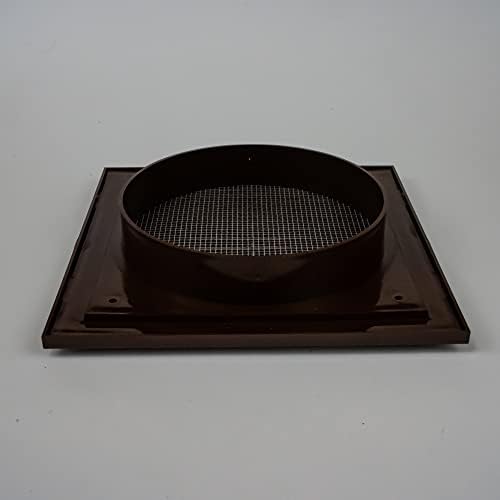 Ecopro Vent Brown 6inch Inch Inch Ventilation Grille - Внатре / надворешна употреба - - Воздушен вентил Лувер - Аспиратор за издувни