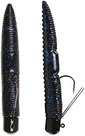 Lunkerhunt пред-обоен финесен црв-мека мамка за риболов, тежи ¼ мл, должина од 3 “
