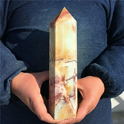 FOPURE 230 mm природна убава амазонит кристална обелиск кварц прачка точка терапија украс природни камења и минерали