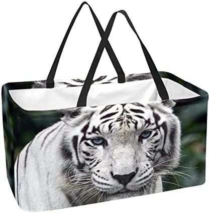 Jdez шопинг корпа за животински тигар тигар за еднократна употреба на намирници торбички за перална преносна пикник торбички