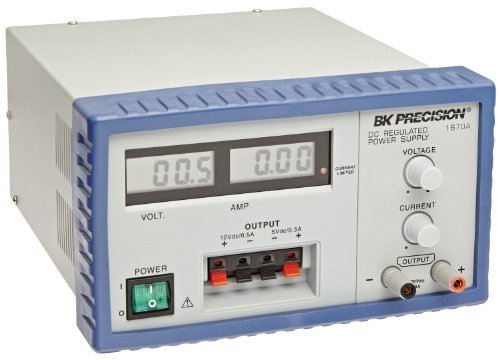 B&K Precision 1671atcal Triple излез дигитален дисплеј DC напојување, 30V, 5 засилувач со сертификат за калибрација што може