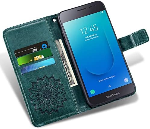 Телефон Случај За Samsung Galaxy J2 Чист J2 Јадро J 2 Цртичка 2j Сјај Паричник Со Калено Стакло Заштитник На Екранот Флип Капак Картичка