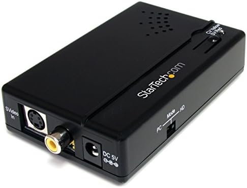 Composite и S -Video на HDMI конвертор со аудио - видео конвертор - композитно видео, S -Video - HDMI - Black - Vid2HDCON