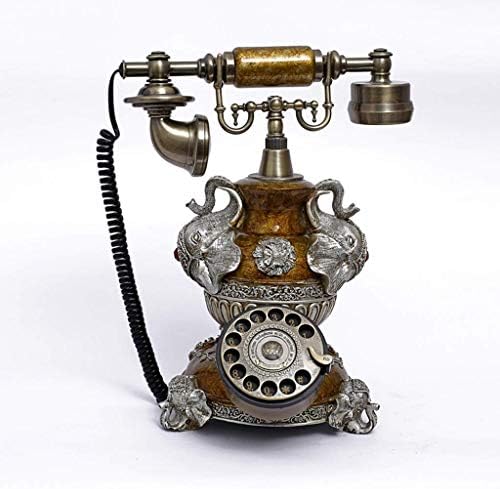 Зизмх Дизајн Антички телефон - Ротари Телефон - Обезбеден ретро Телефон - Гроздобер декоративни телефони
