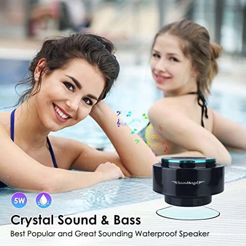 Звучник за туширање XLeader, IPX7 Сертифициран водоотпорен звучник за бања, девојки жени деца туш подарок, Soundangel Mate