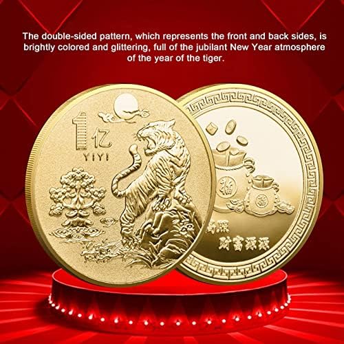 Комеморативна Монета За Годината На Тигарот-Монета За Собирање Животни Во Зодијакот | 2022 Кинески Фестивал Подарок Колекција На