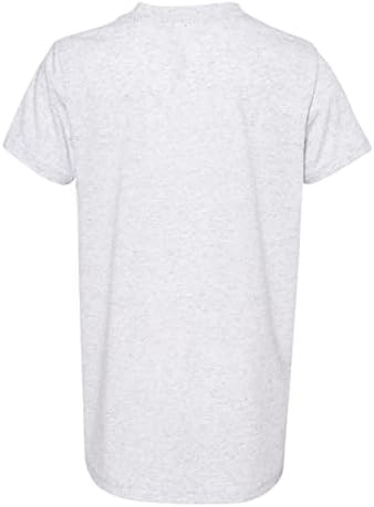 Бела + платно младински триленд маица со кратки ракави, бел flk trblnd