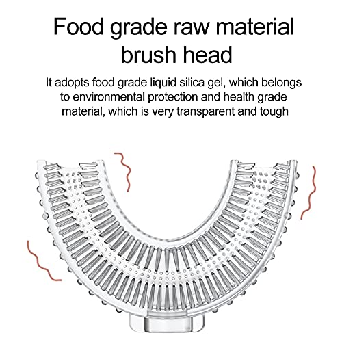 Заби за четки за заби Simayixx Белење на нови четки за заби со пристигнувачи со детска комбинација со храна во форма на храна во облик на храна, 360 ° темелно чистење на си