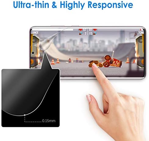 Jetech Заштитник На Екранот За Samsung Galaxy S20 5G 6.2-Инчен, HD Јасност, Флексибилен TPU Филм, 2-Пакет