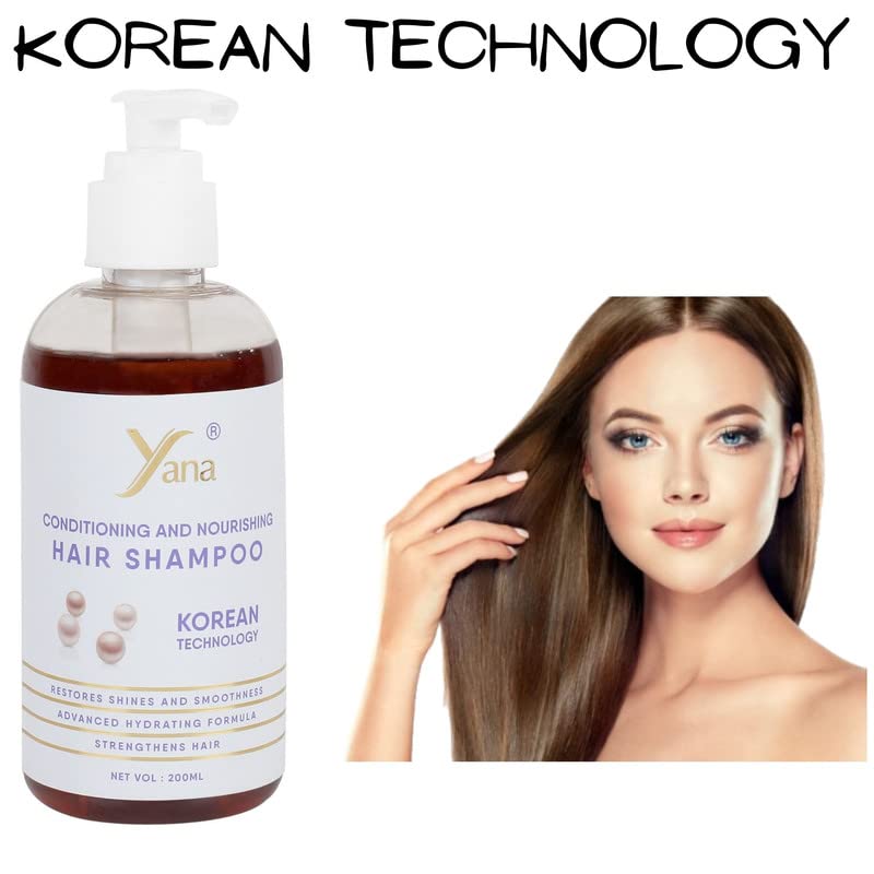 Јана шампон за коса со корејска технологија природен шампон за мажи