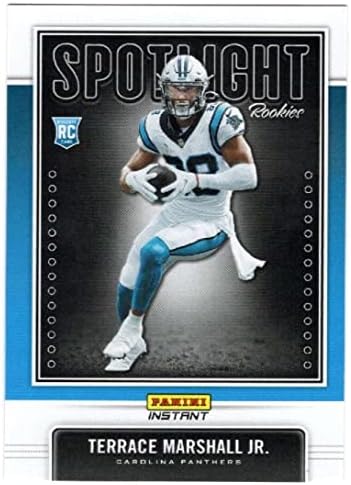 Terrace Marshall RC 2021 Panini Instant Spotlight Rookie /841SR19 Panthers Cond NFL фудбал