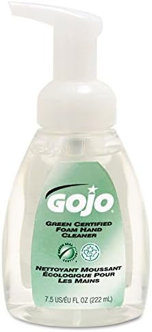 Зелена овластен сапун од пена, без мирис, чист, шише со пумпа од 7,5oz