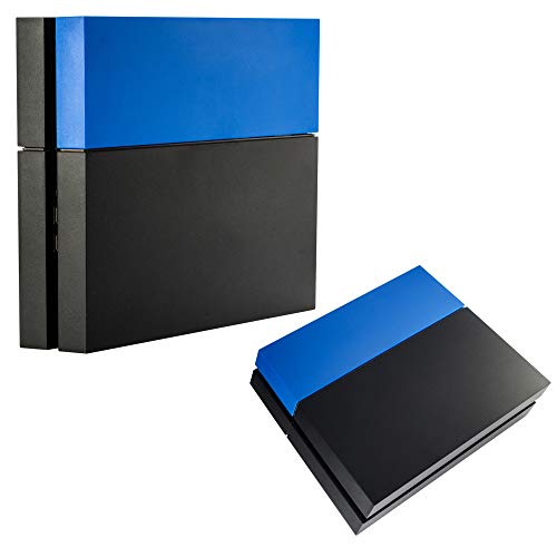 Екстремерна цврста матна сина HDD хард диск за залив, обвивка за замена на лицето, компатибилна со конзолата PS4 - Конзолата не е вклучена
