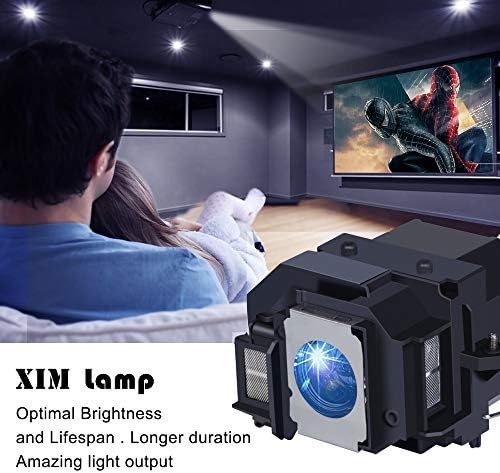 XIM ELPLP88 Replacement Projector Lamp Compatible for Epson ELPLP88 EB-X350 TW5300 TW5350 TW570 EX3220 EX7235 EX7240 EX7240 H550A H550C