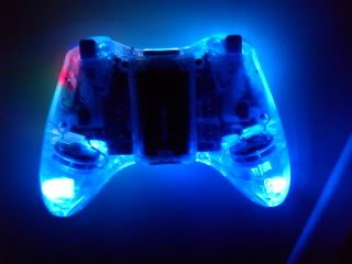 Xbox 360 Брз Оган Модифициран Контролер Со Сини LED ДИОДИ