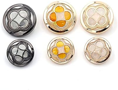 5 компјутери шутираат метални тркалезни копчиња за џемпери за облека Декоративни жени копчиња за палто за шиење додатоци