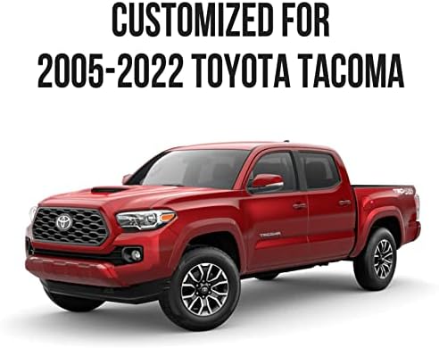 Опфаќањата на седиштето Tomatoman Tacoma се прилагодени за 2005-2023 Sport Extended SR V6 Pickup Edition, водоотпорни кожни перничиња од факс