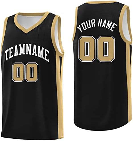 Обичен кошаркарски дрес за мажи и момче, празно атлетско униформа персонализирана печатена екипа Име Број на лого
