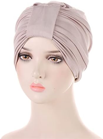 Womenенски јазол гроздобер череп капачиња на отворено додатоци за облека мода плетено турбано капаче за спиење капа на отворено гравчиња за
