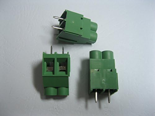 40 парчиња завртки за завртки за завртки за завртки 2Way/Pin Pitch 6.35mm зелена жица кафез тип DC635