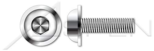M10-1,5 x 16mm, ISO 7380-2, метрика, прирабници со копчиња за глава Хекс-приклучок за капаци, не'рѓосувачки челик А2, не'рѓосувачки челик А2