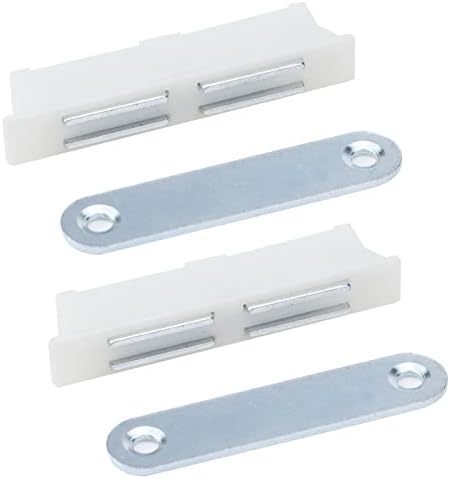 Utalind 2 пакет вградена пластична обвивка врата магнетни улоги високи магнетни улоги за врати на кабинетот, лизгачка врата, шкафови, фиоки и ролетни