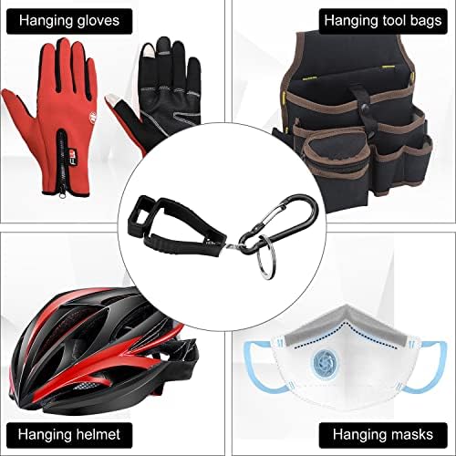Нанхонг 16 парчиња клипови за ракавици за држач за ракавици, градежен работник за очила за шлемови на ракавици за ракавици за ракавици