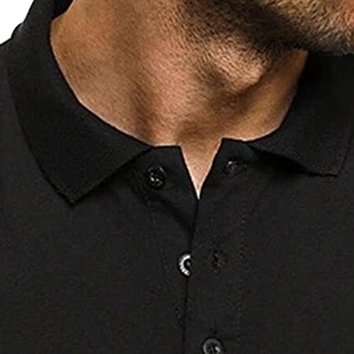 Машки тенок фит поло маици со редовно вклопување на градиент за кратки ракави за голф лето лето основно дизајнирано памучно кошула