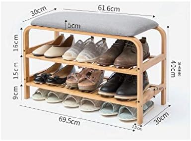 WSZJJ чевли клупа за чување чевли за складирање на држачи за складирање, идеално за влезен ходник за бања дневна соба коридо