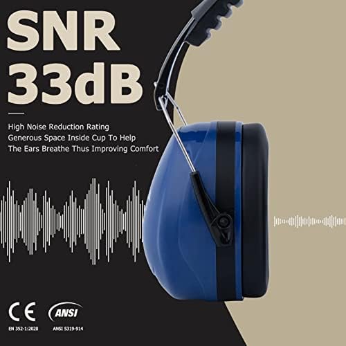 Заштита на слухот на Унинова, Ермуфи, Слушалки за заштита на ушите за намалување на бучавата, слушалки за заштита на ушите NRR 26DB