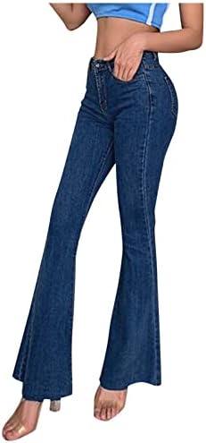Плус големина пижами за жени 3x обичен патент патент, летачки панталони џеб фармерки панталони половини цврсти жени