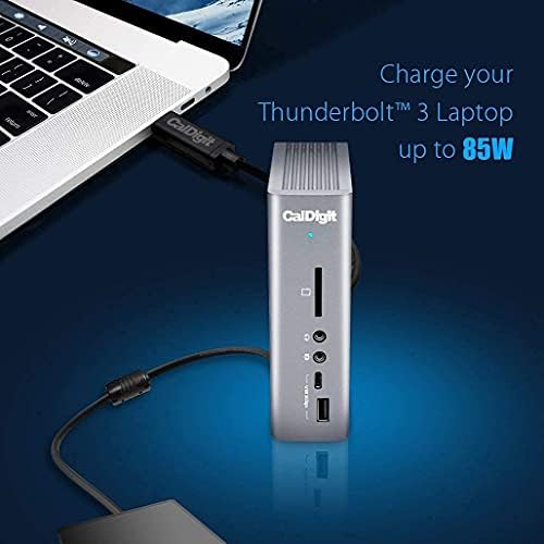 Caldigit TS3 Plus Thunderbolt 3 Докинг станица со USB-C до HDMI 2.0B адаптер